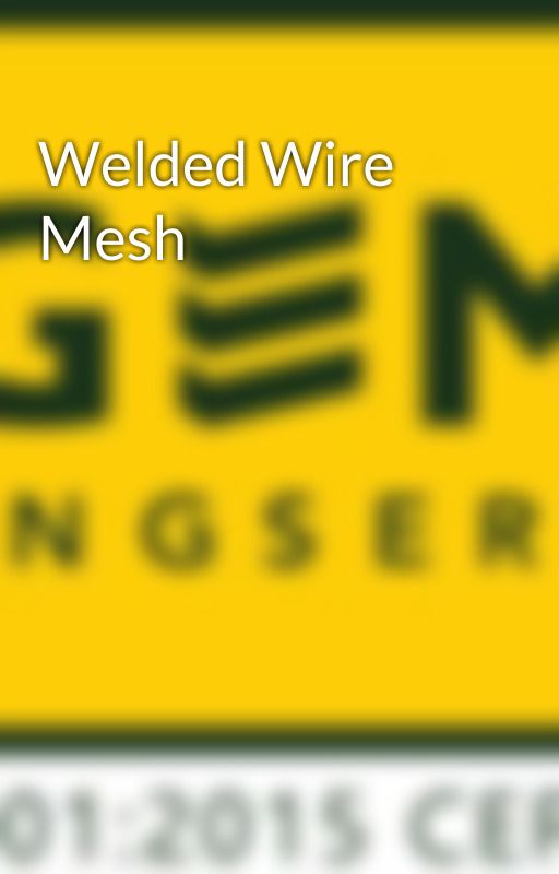 Welded Wire Mesh by gemengserv