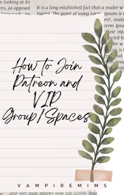 How to Join Patreon and VIP Group/Spaces cover