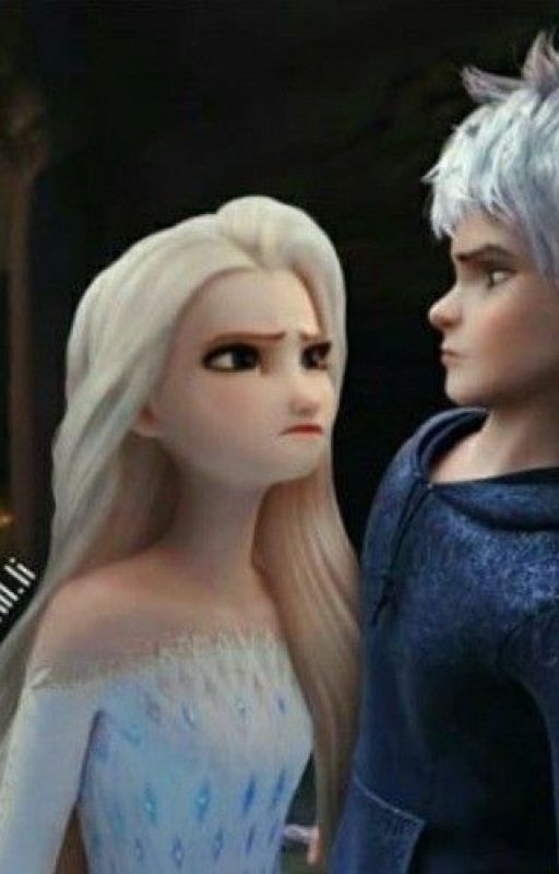 Jack frost x Elsa by Diamondwilson920