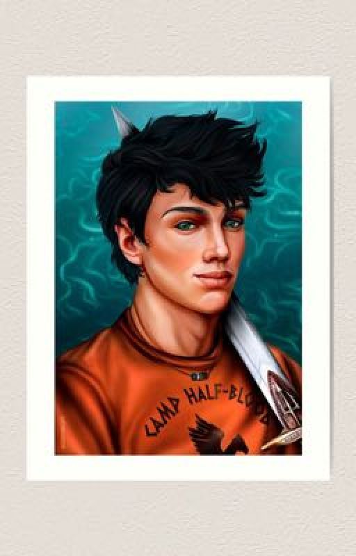 Reading Pjo: The Lightning Thief  by Emmerypian