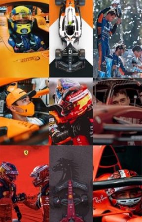 Entre Curvas e Emoções • Charles Leclerc & Lando Norris  by onetomlison