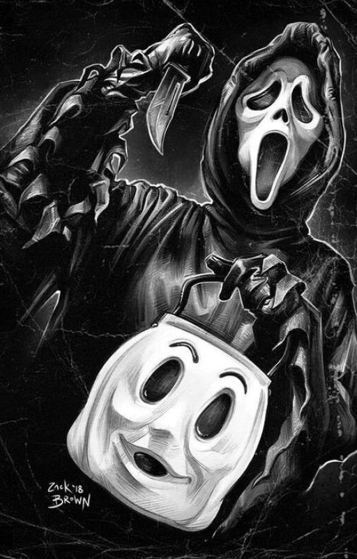 Scream Ghostface Scenarios/How they would react... by MikeStealin