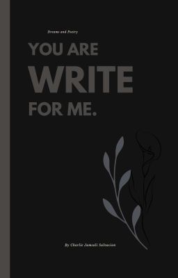 YOU ARE WRITE FOR ME cover