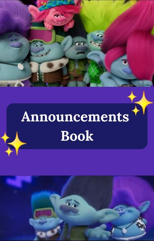 Announcements Book by BookwormtoWriter