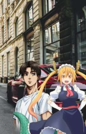 Initial D x Miss kobayashi san  by LORD_DRAKKON_RELOAD