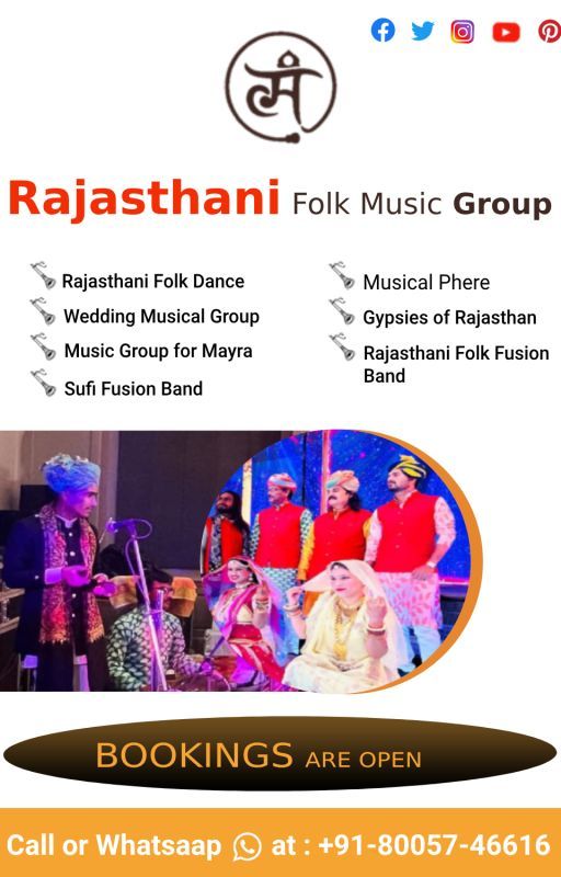 Rajasthani Folk music Group by Malangmusic