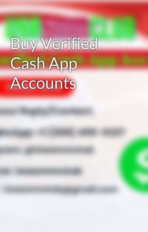 Buy Verified Cash App Accounts by kitcxxgazk