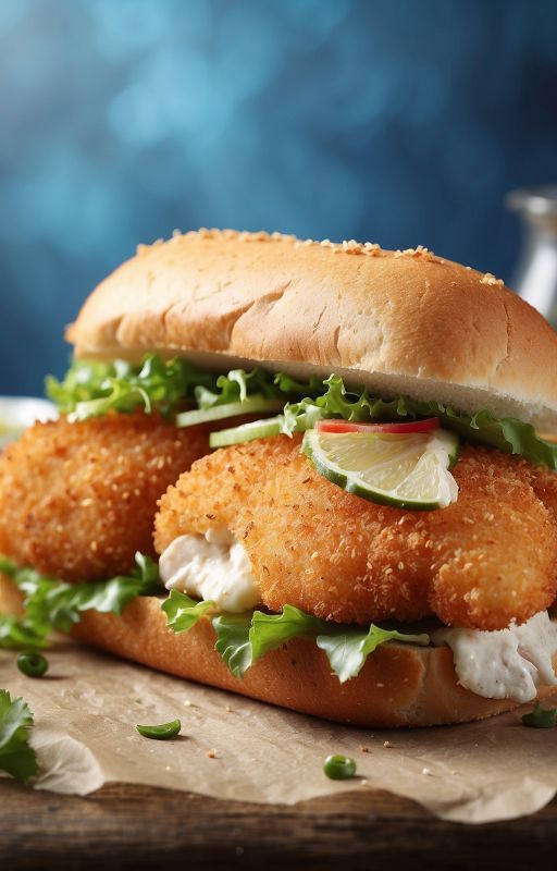 Step-by-step recipe for Crispy Fish Sandwiches by recipe1797