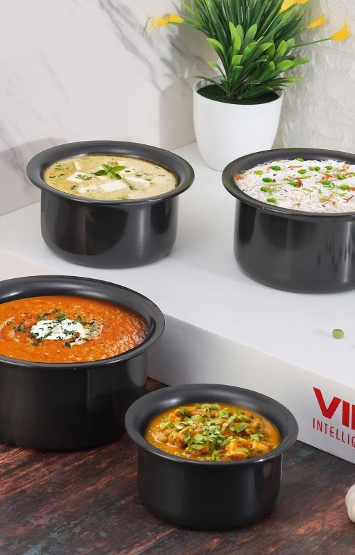 Eco Friendly Kitchenware - Vinod Hard Anodised Tope Without Lid by vinodcookware