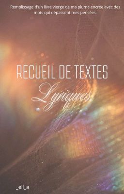 Recueil de textes lyriques  cover