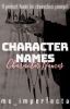 Character Names