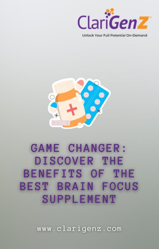 Maximize Your Mental Clarity with the Best Brain Focus Supplements by Micusa88