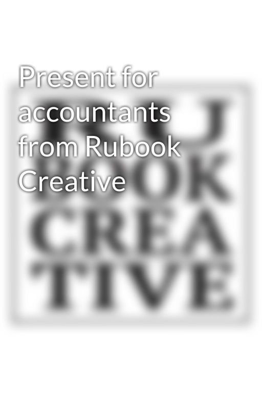 Present for accountants from Rubook Creative by rubookcreative