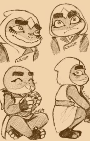 Bullfrog x reader   drawings by Colakid_