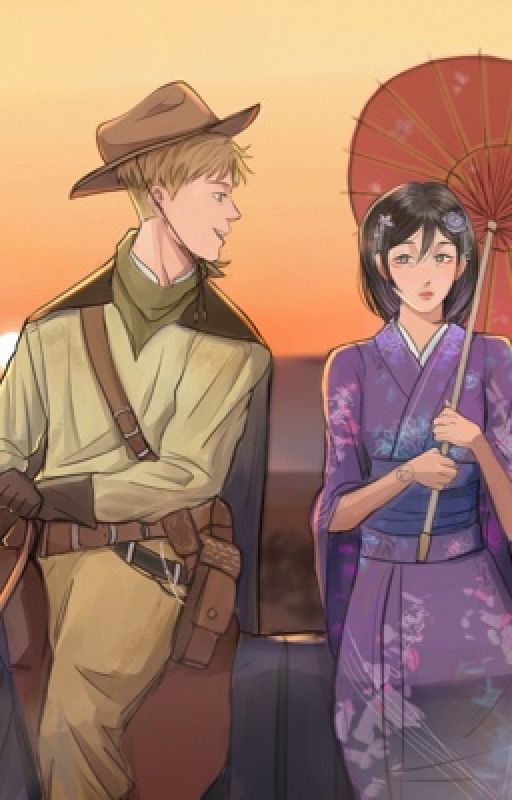 Coltkasa Oneshot - Cowboy and Geisha by AuroraWGrice