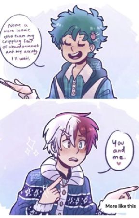 Hold On... (TodoDeku quirkless au) by Katana-The-Shiplord