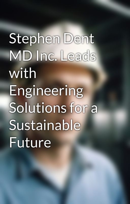 Stephen Dent MD Inc. Leads with Engineering Solutions for a Sustainable Future by stephenjohndent