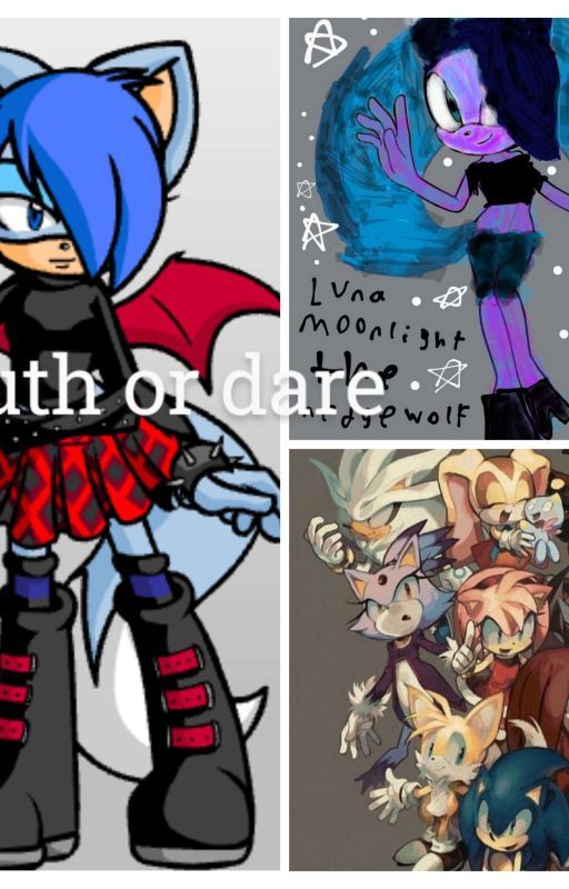 Truth or dare -Sonic & friends   my OCs Luna, Luke, Leona, Lexi, Moon- by AmyR0s3-Th3-H3dg3h0g