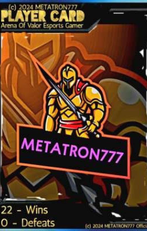 23 - 0 How METATRON777 became an underdog in Arena of Valor
 
  by METATRON777