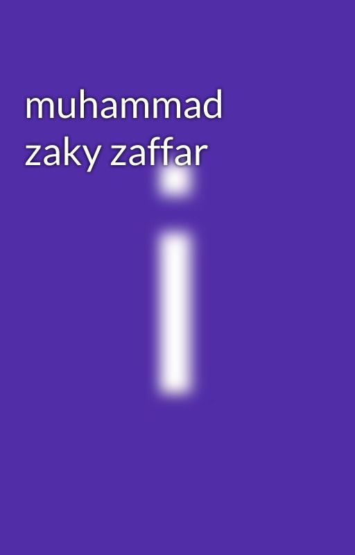 muhammad zaky zaffar by ndriqqq