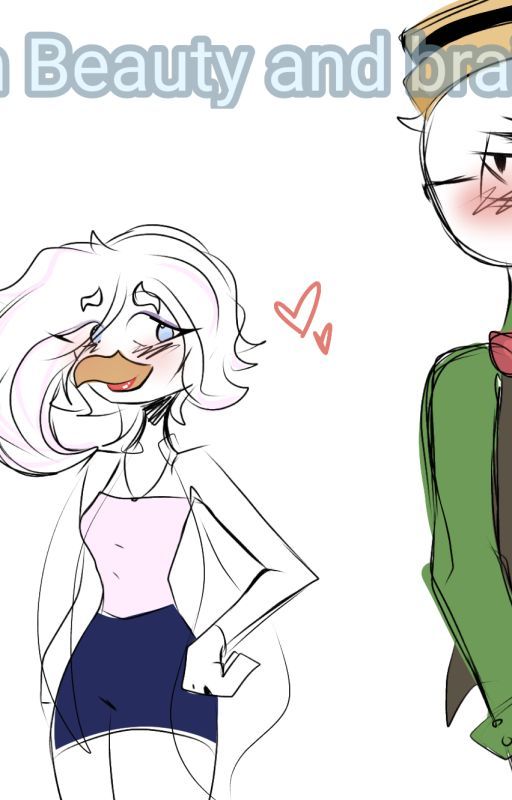 Both Beauty and brains♡ (ducktales Gyro gearloose x Oc) by DragonSerr