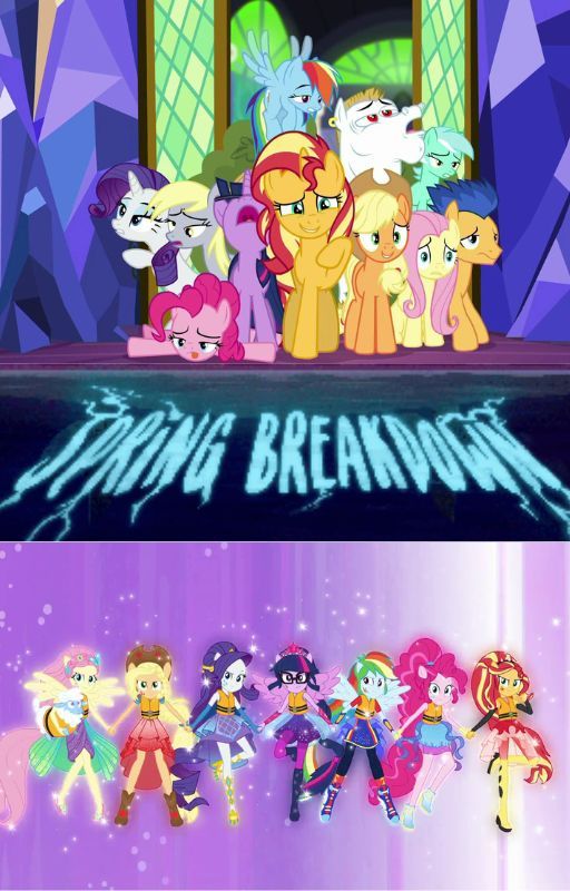 MLP EG: Spring Breakdown Sundown Glare x Reader by KBPeanutGirl24578377