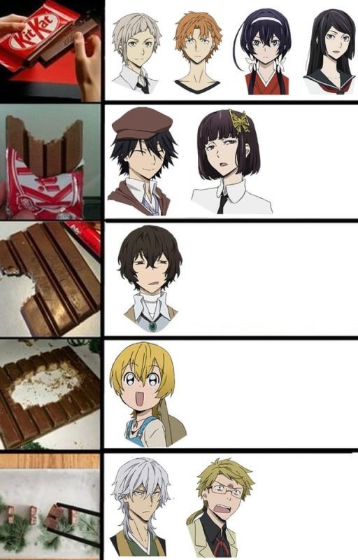 silly bungo stray dogs  fanfiction by MEGUMILOVER_ALLCAPS