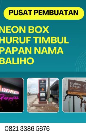 Jasa Pembuatan Neon Box by sadilasmkbpm