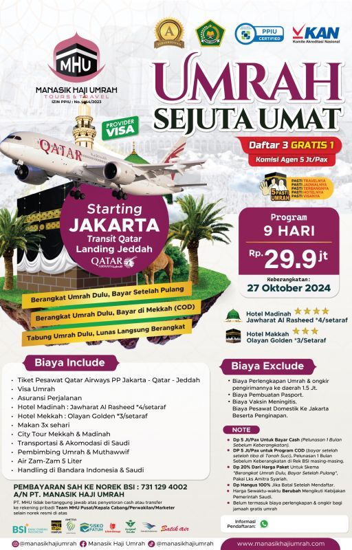 WA +62 895-3213-84950 Jasa Umroh Furoda CEMPAKA PUTIH MHU by ptmanasikhajiumrah12