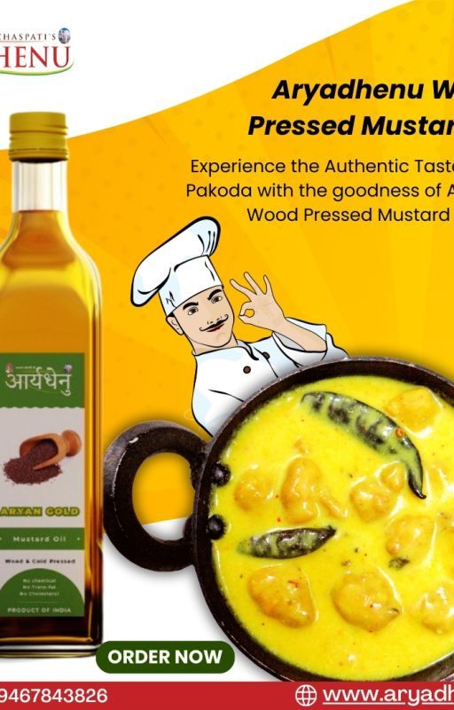 Taste of Kadhi Pakoda with the goodness of Aryadhenu Wood Pressed Mustard Oil! by aryadhenuindia