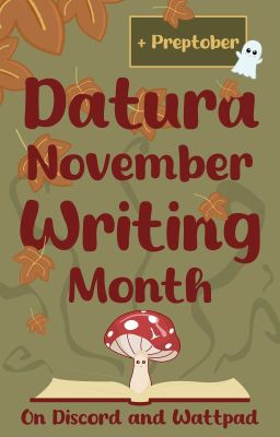 Datura November Writing Month  Preptober cover