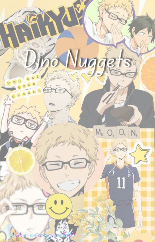 Ｄｉｎｏ Ｎｕｇｇｅｔｓ (Tsukishima K) by unicornqueen0604