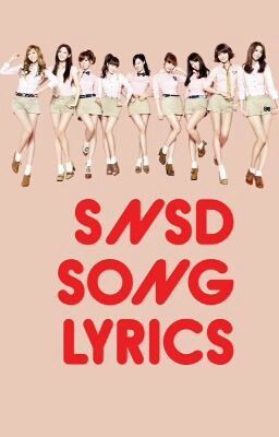 SNSD SONG LYRICS cover