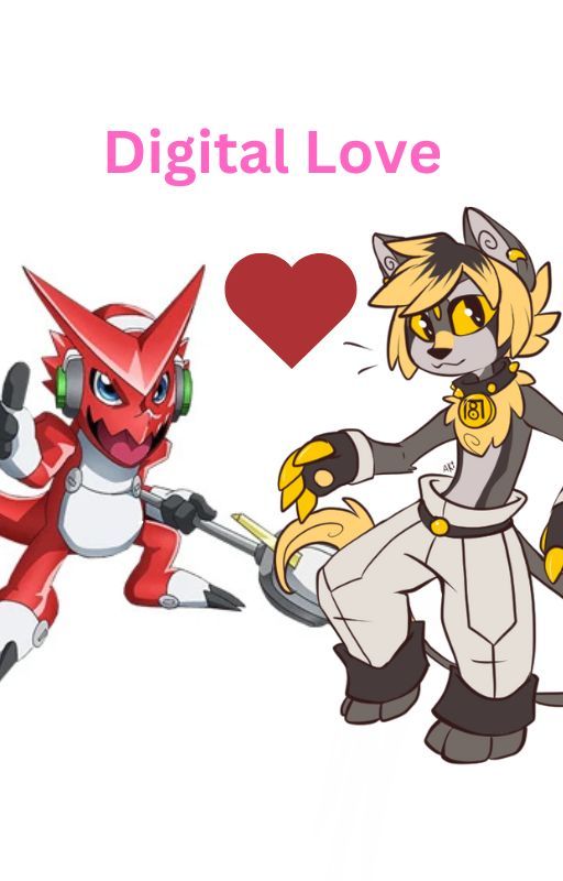 Digital Love - Shoutmon x Digimon (Human) reader by ZodiacSerpent