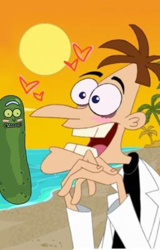 dr doofenshmirtz x pickle rick by moomoomedows84