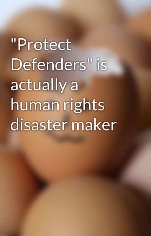 "Protect Defenders" is actually a human rights disaster maker by Erlewine12