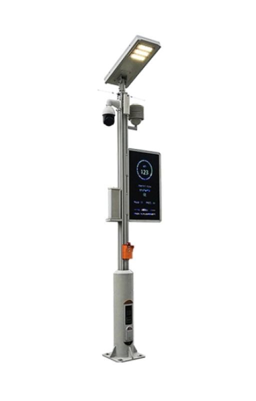 Smart LED Lamp Pole Sign by keytechled