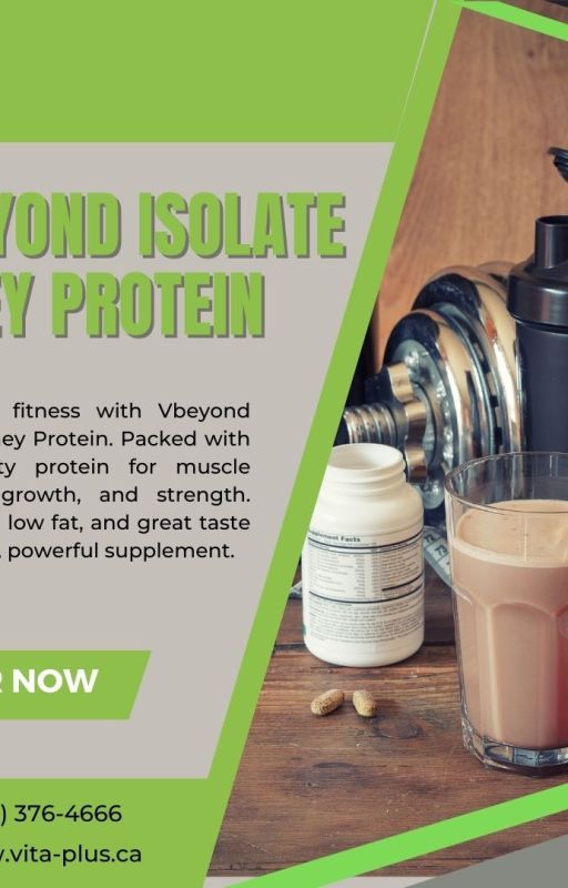 Buy Vbeyond Isolate Whey Protein | High-Quality Protein Supplement by vitaplusca