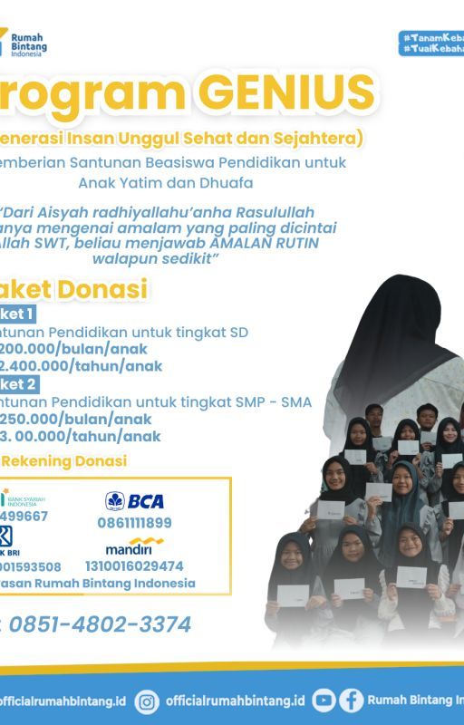 BONUS SURGA, WA 0851-4802-3374 , Wakaf Donasi Anak Yatim di Kabupaten Demak by donasisedekahternate