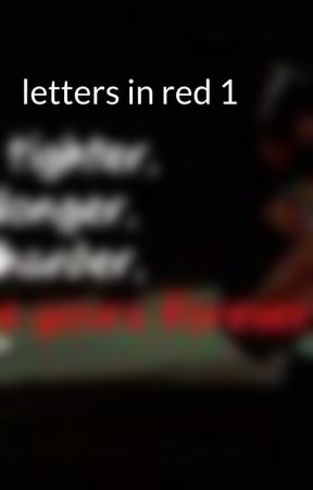 letters in red 1 by lissmezaynkissme