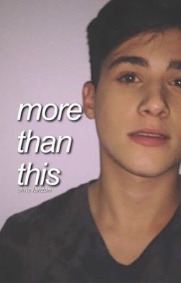 more than this - chris lanzon cover