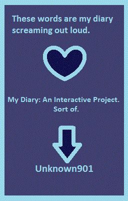 My diary: an interactive project. Sort of. cover