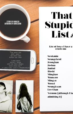 That Stupid List (A Seventeen Fanfic) cover