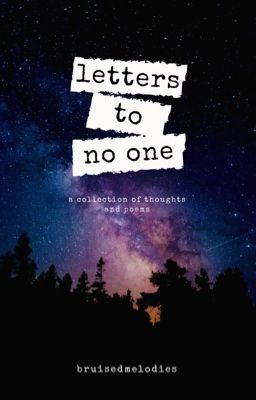 letters to no one ➳ [poetry] cover