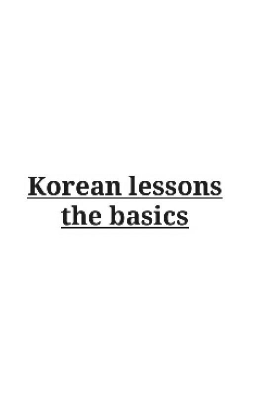 Korean lessons by jihyo1234