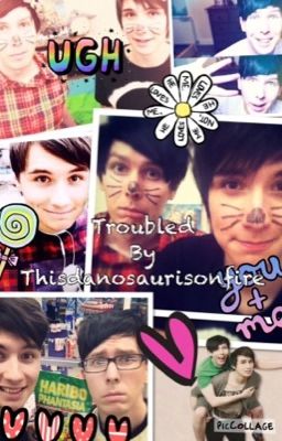 troubled (a phanfic) cover