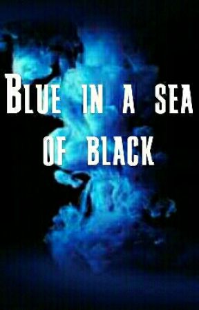 Blue in a sea of black  by Just_agirl13