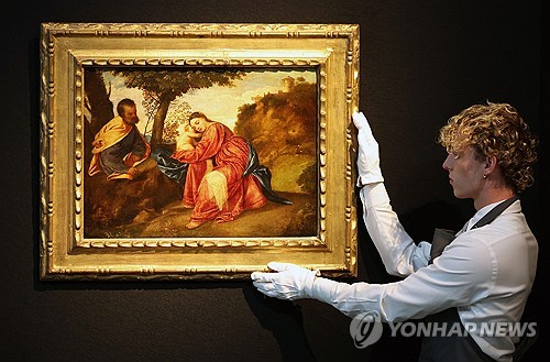 '두 차례 도난' 우여곡절 겪은 티치아노 그림, 300억원에 낙찰