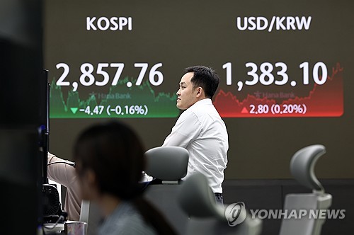 (LEAD) Seoul shares end 3-day winning streak on profit-taking