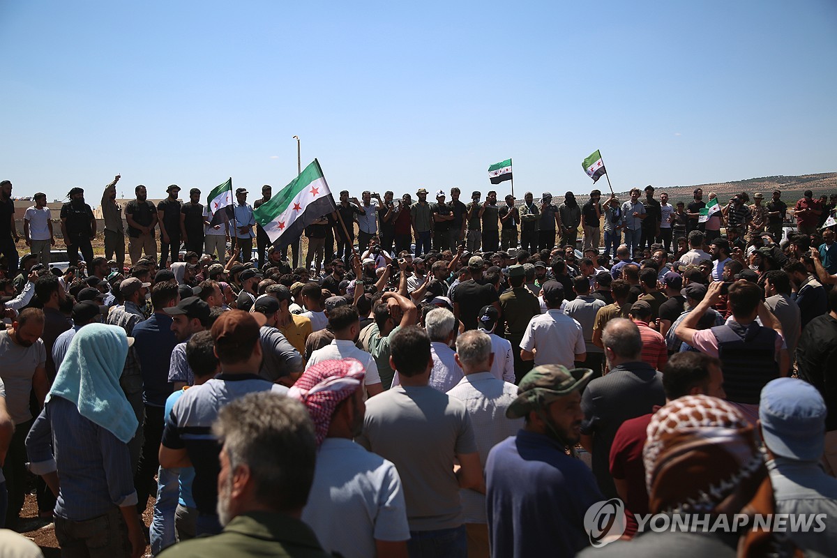 SYRIA PROTESTS AGAINST TURKEY